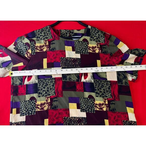 Modern Essentials Women’s Patchwork Blouse Size L – - Picture 3 of 5